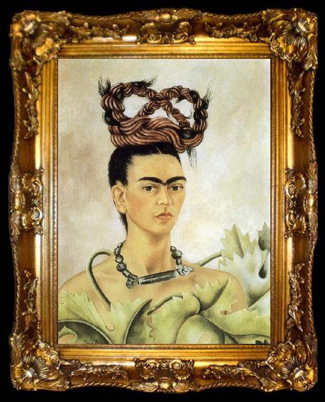 framed  Frida Kahlo Portrait, ta009-2